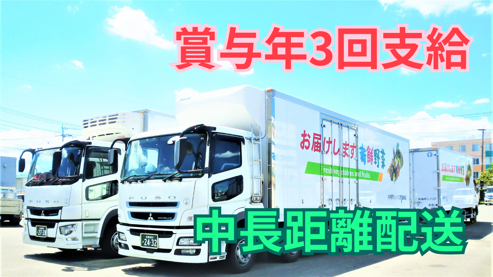 求人情報 - 株式会社福岡ソノリク | ⼤型冷凍冷蔵 / ウイング / 箱車